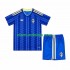 Camisola Suécia Criança Equipamento Segundo Copa do Mundo 2026 Manga Curta